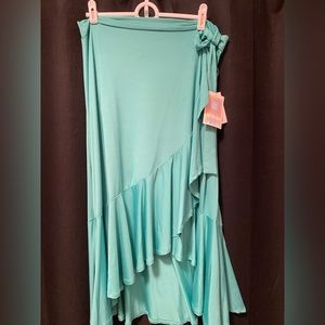 XL Turquoise/Teal BELLA LuLaRoe Skirt